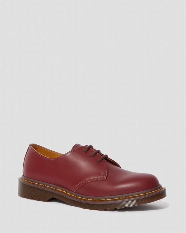 Dr Martens Dámské Polobotky Vintage 1461 Vínové, CZ-980536